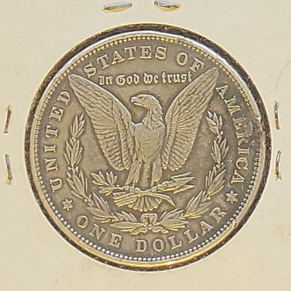 1886 Morgan Silver Dollar - 90% Silver Coin Nice Toning - Picture 2 of 2